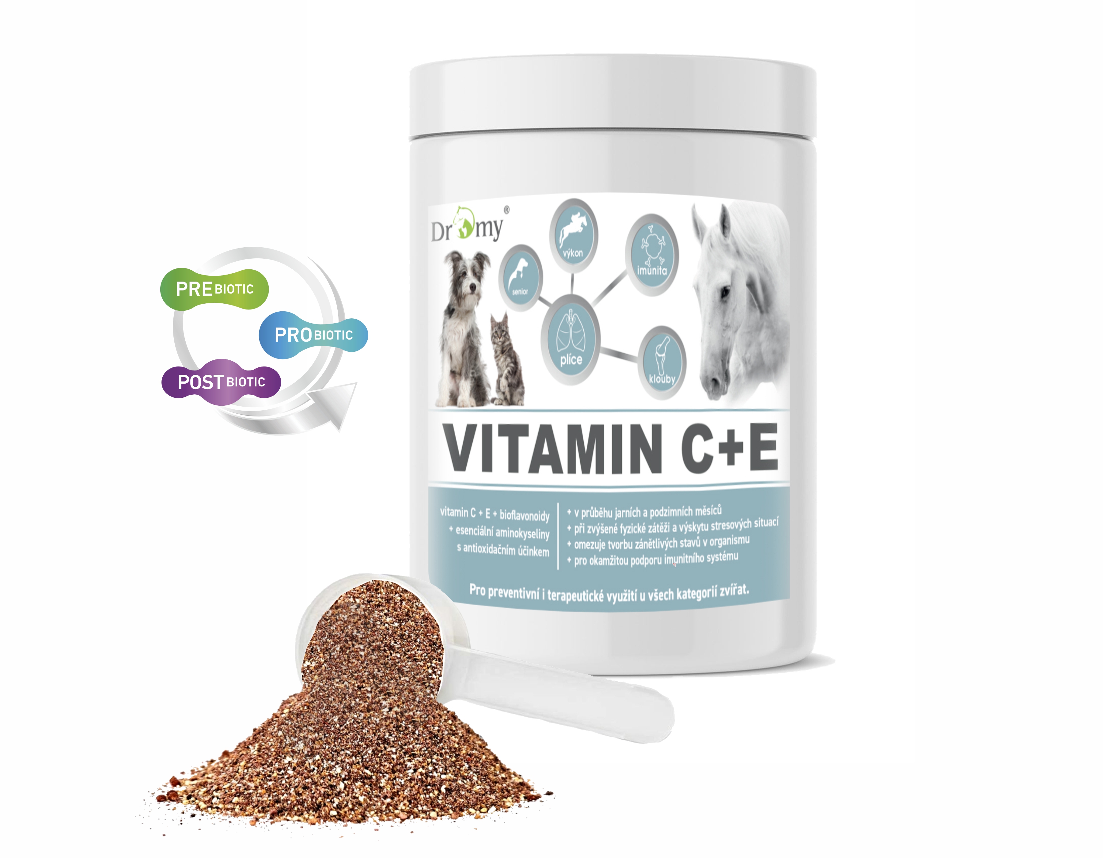 Dromy Vitamín C+E 1,5 kg