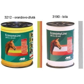 Páska bílá 2cm/200m