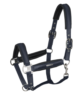 Ohlávka AWA Mesh Pony tm. modrá