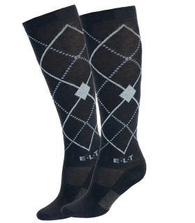 Ponožky Argyle černé