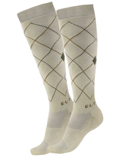 Ponožky Argyle béžové