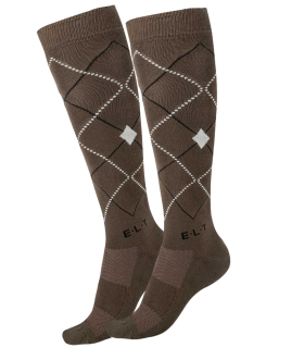 Ponožky Argyle khaki